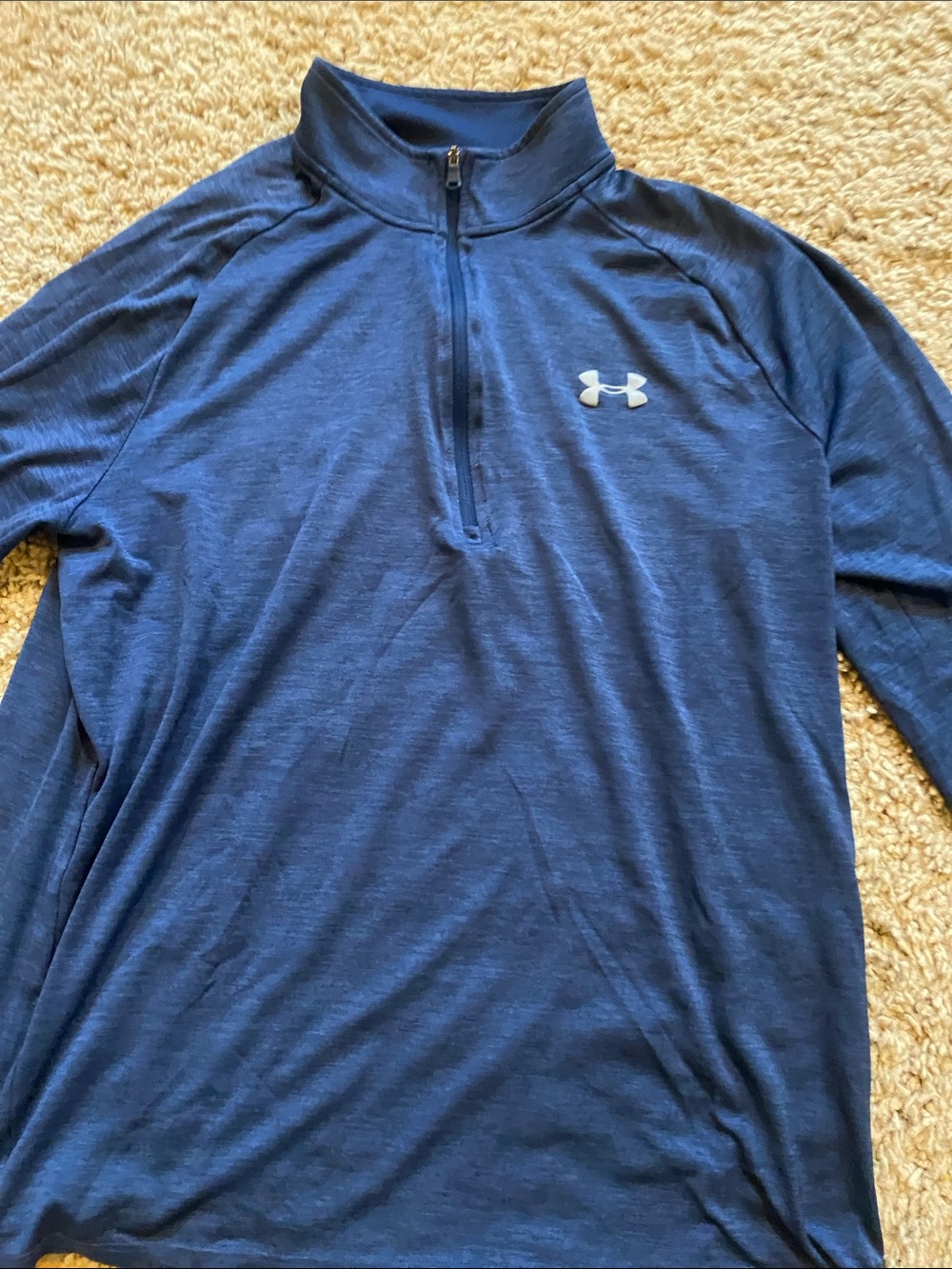 Under Armour Blue Half-Zip Performance Top